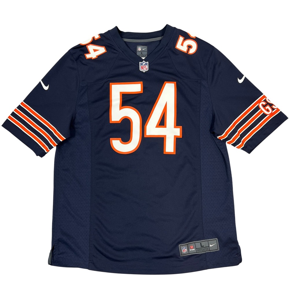 Nike Chicago Bears Brian Urlacher Jersey L Navy 54 On Field NFL Football GSH